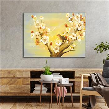 Thema Natur auf bedrucktem Glas