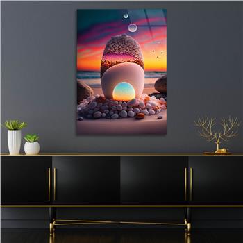 Kunst Thema auf bedrucktem Glas 309