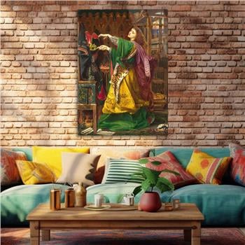 Kunst Thema auf bedrucktem Glas