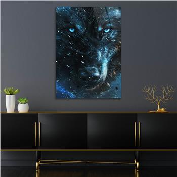 Dikey Doğa Temalı Cam Tablo 443