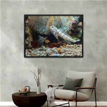 Aluminium Omlijste Natuur Thema Geharde Glasschilderij 059