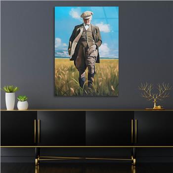 Dikey VatanTemalı Cam Tablo 179