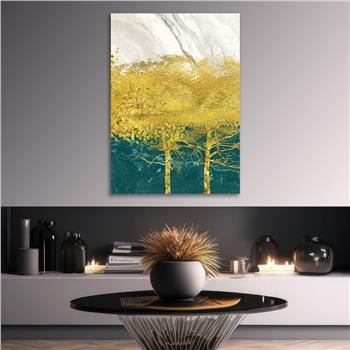 Kunst Thema auf bedrucktem Glas