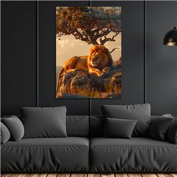 Dikey Doğa Temalı Cam Tablo 314