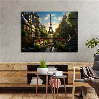 Yatay DoğaTemalı Cam Tablo 423