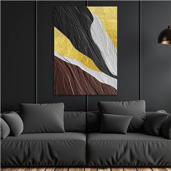 Dikey Sanat Temalı Cam Tablo 381