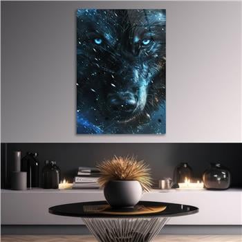 Dikey Doğa Temalı Cam Tablo 443