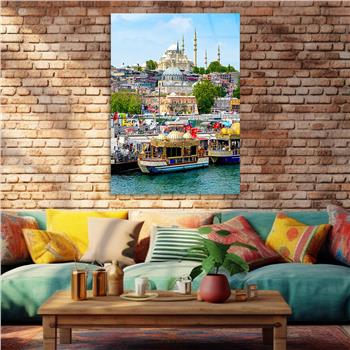 Dikey Dini Temalı Cam Tablo 267