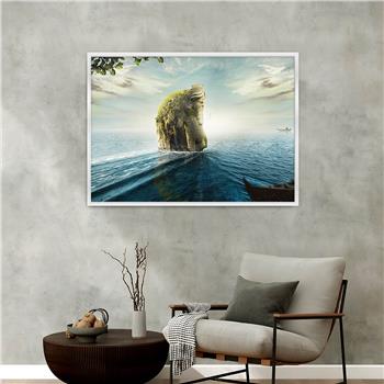 bedrucktes Glas mit Aluminiumrahmen und Kunst Themen 