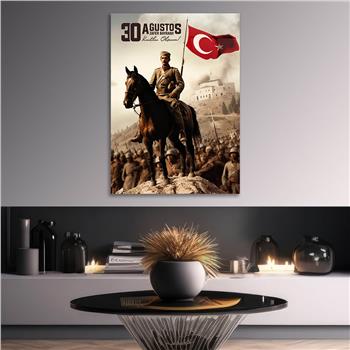 Dikey VatanTemalı Cam Tablo 155