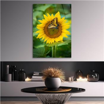 Kunst Thema auf bedrucktem Glas