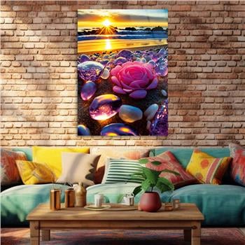 Thema Natur auf bedrucktem Glas