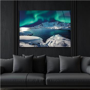 Thema Natur auf bedrucktem Glas