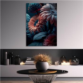 Thema Natur auf bedrucktem Glas