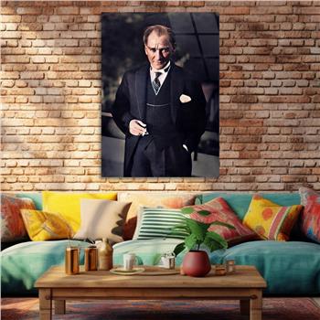 Dikey VatanTemalı Cam Tablo 242