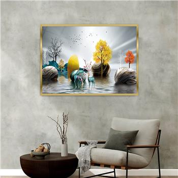 Tableau à thème d’art avec cadre en aluminium 184