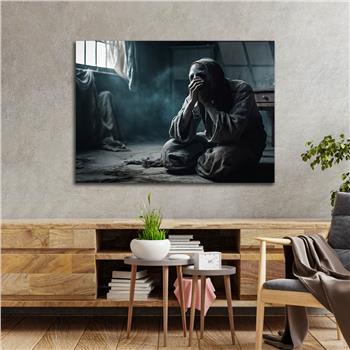 Kunst Thema auf bedrucktem Glas 555