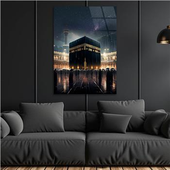 Dikey Dini Temalı Cam Tablo 258