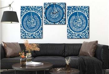 Ensemble de Tableaux et d’horloge 2 pièce sur le thème religieux