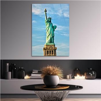 Dikey Doğa Temalı Cam Tablo 281