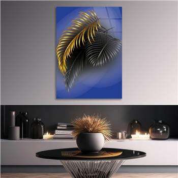 Kunst Thema auf bedrucktem Glas