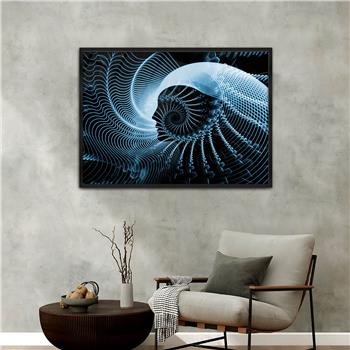 Aluminium Omlijste Kunst Thema Geharde Glasschilderij 089