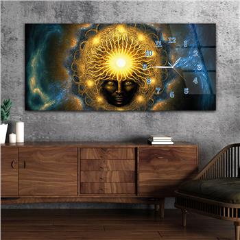 Zihni ve Maneviyat Üretici  PRANA Evrenin Bilinç Enerjisinin Kaynağı Yaşam Gücü Cam Tablo 231