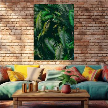 Dikey Sanat Temalı Cam Tablo 567