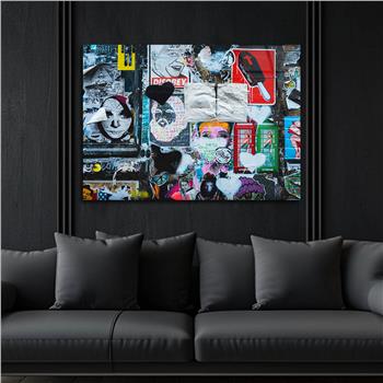 Kunst Thema auf bedrucktem Glas 553