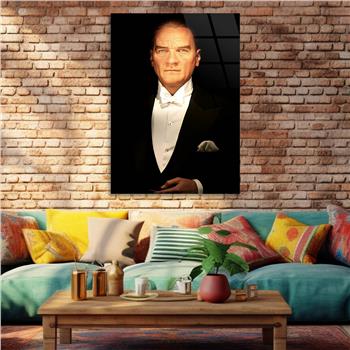 Dikey VatanTemalı Cam Tablo 188