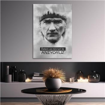 Dikey VatanTemalı Cam Tablo 176