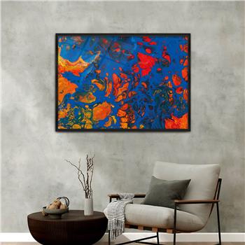 Aluminium Omlijste Kunst Thema Geharde Glasschilderij 025