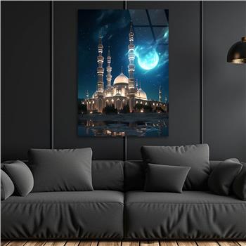 Dikey Dini Temalı Cam Tablo 263