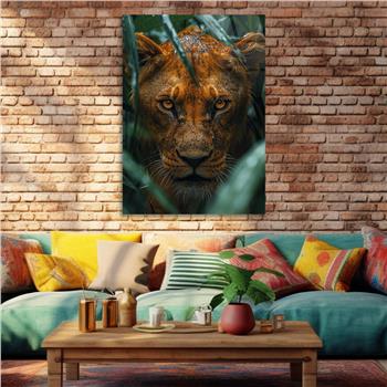 Dikey Doğa Temalı Cam Tablo 373