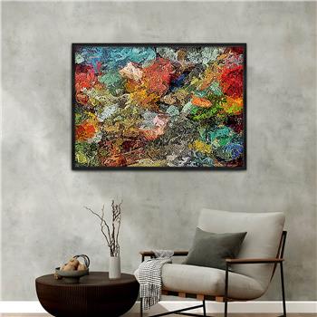 bedrucktes Glas mit Aluminiumrahmen und Kunst Themen 