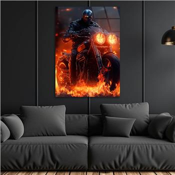 Dikey Doğa Temalı Cam Tablo 261