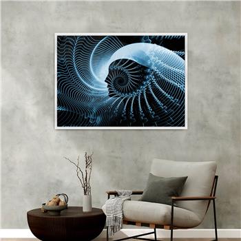 Aluminium Omlijste Kunst Thema Geharde Glasschilderij 089