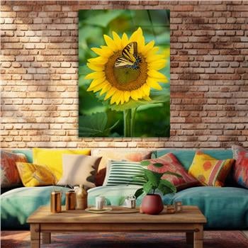 Kunst Thema auf bedrucktem Glas