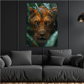 Dikey Doğa Temalı Cam Tablo 373