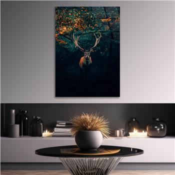 Dikey Doğa Temalı Cam Tablo 271