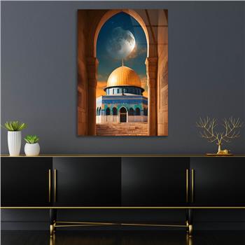 Dikey Dini Temalı Cam Tablo 284