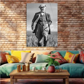 Dikey VatanTemalı Cam Tablo 133