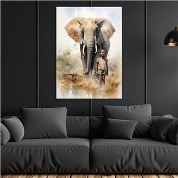 Dikey Doğa Temalı Cam Tablo 408