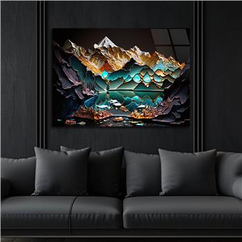 Kunst Thema auf bedrucktem Glas 503