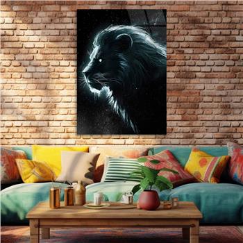 Dikey Doğa Temalı Cam Tablo 333