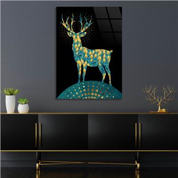 Kunst Thema auf bedrucktem Glas