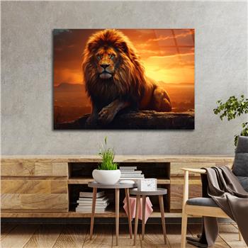 Yatay Doğa Temalı Cam Tablo 492