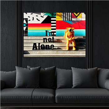 Horizontal Art-Themed Tempered Glass Wall Art 432