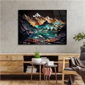 Kunst Thema auf bedrucktem Glas 503