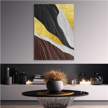 Dikey Sanat Temalı Cam Tablo 381